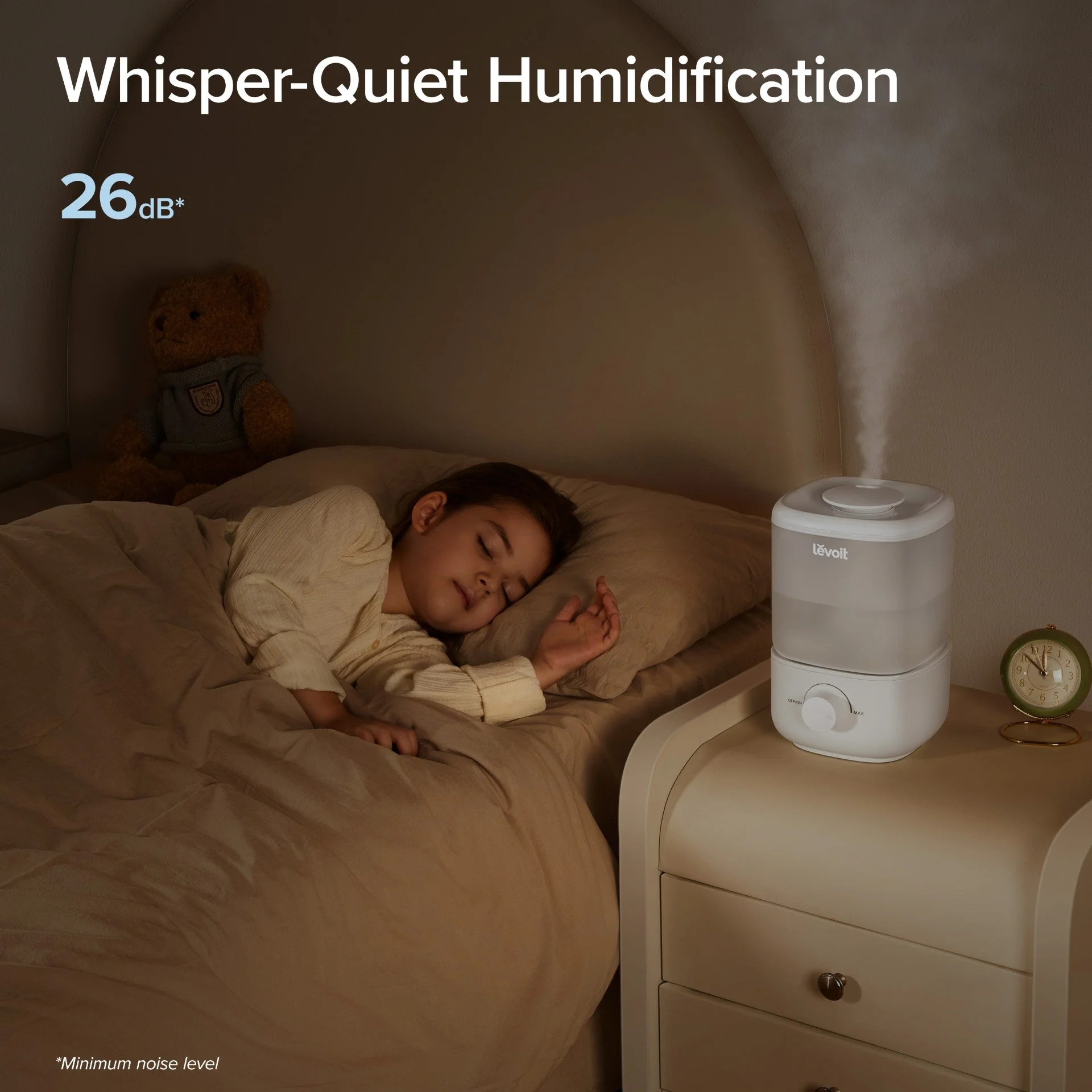 LEVOIT Classic 160 2.5L Top Fill Ultrasonic Humidifiers for Bedroom - Image 6
