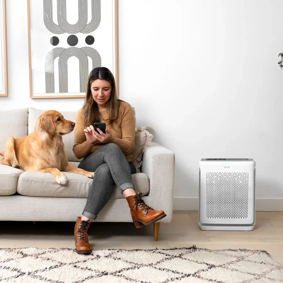 Levoit Vital 200S-P Smart Air Purifier - White/Grey - Image 6